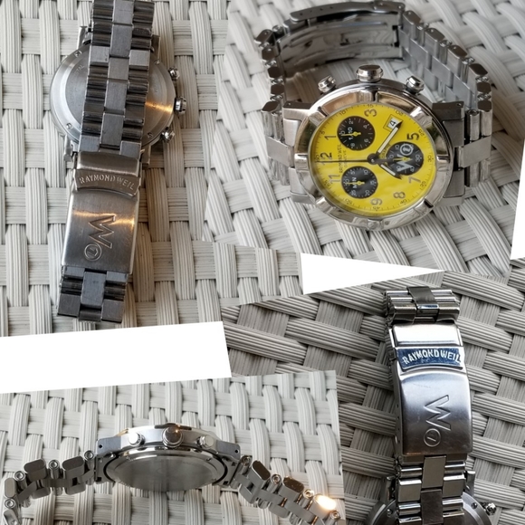 RAYMOND WEIL W1 Chronograph Date Yellow Dial watch